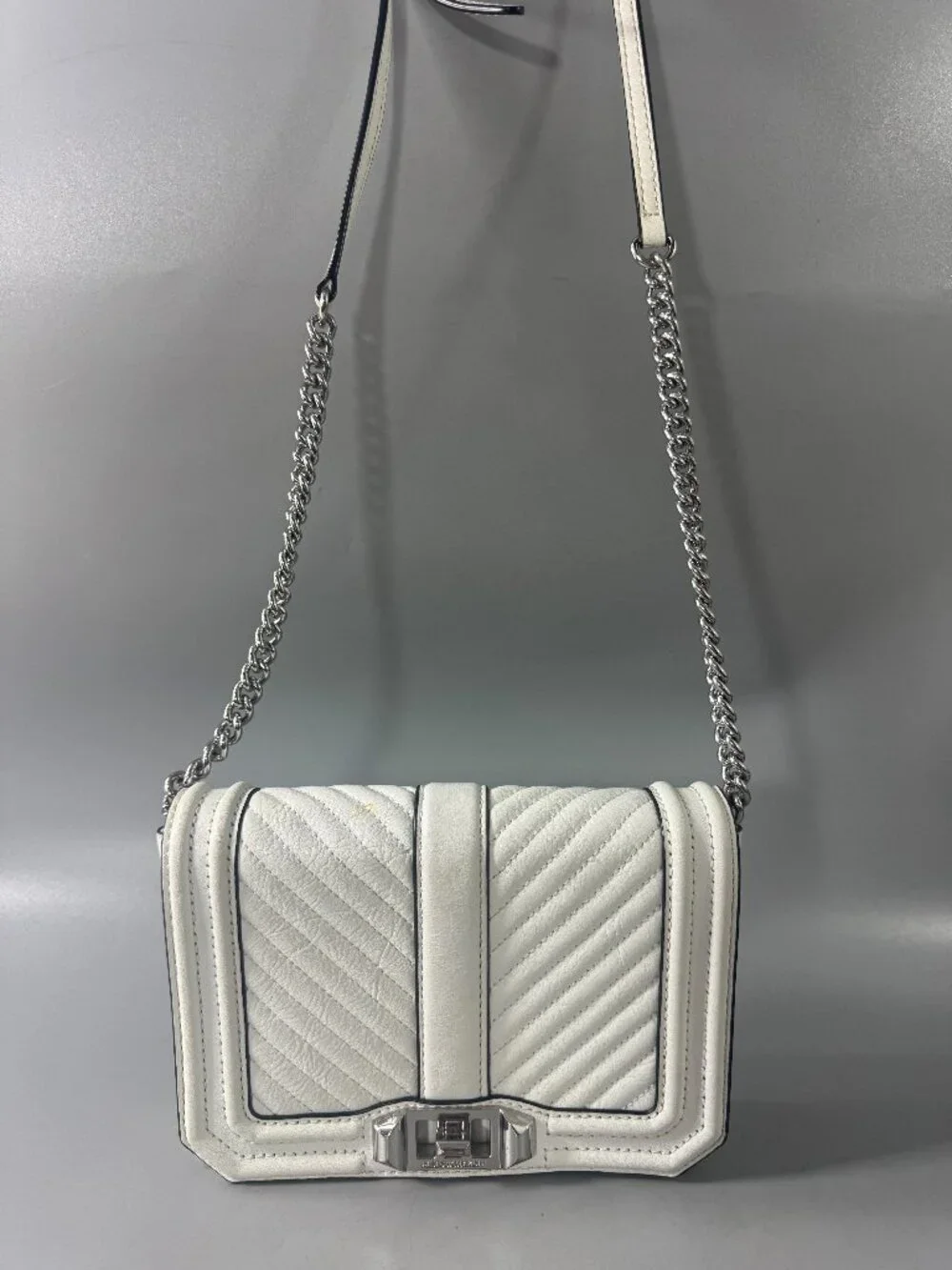 Rebecca Minkoff Chevron Quilted Love Crossbody Bag